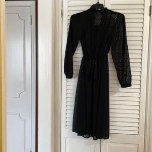 Banana Republican lightweight black dress.